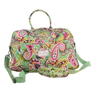 Vera Bradley Paisley Women's Bag - Green and Pink
